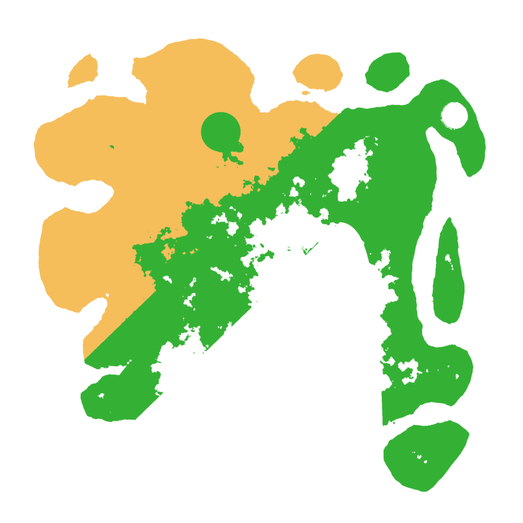 Biome Rust Map: Barren, Size: 3500, Seed: 240128790