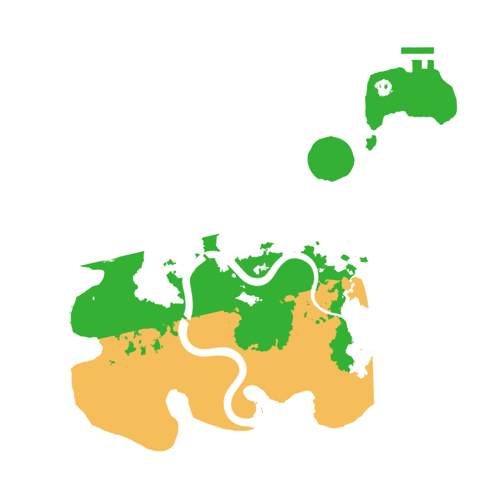 Biome Rust Map: Procedural Map, Size: 3100, Seed: 819358997