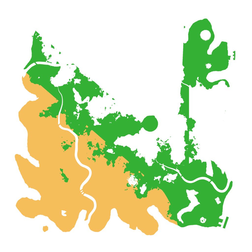 Biome Rust Map: Procedural Map, Size: 4250, Seed: 541249068