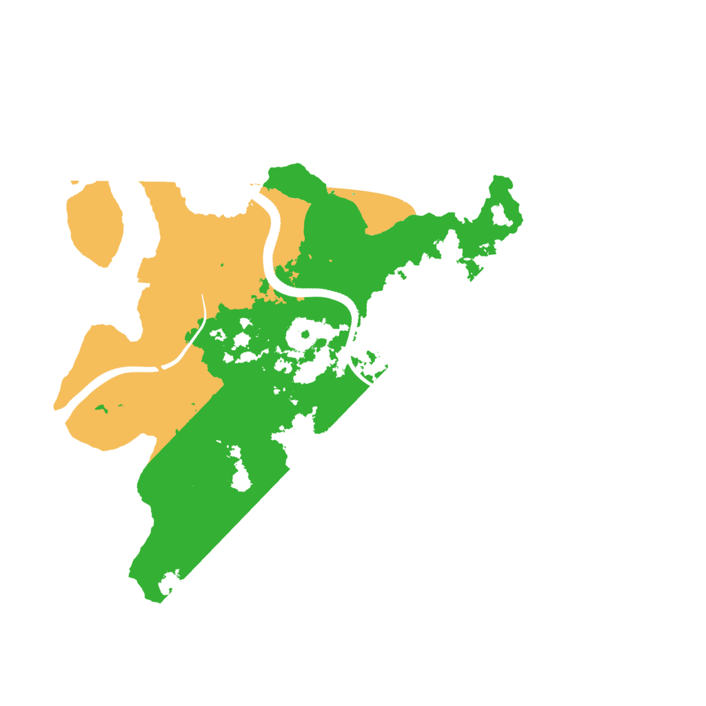 Biome Rust Map: Procedural Map, Size: 3250, Seed: 696178840