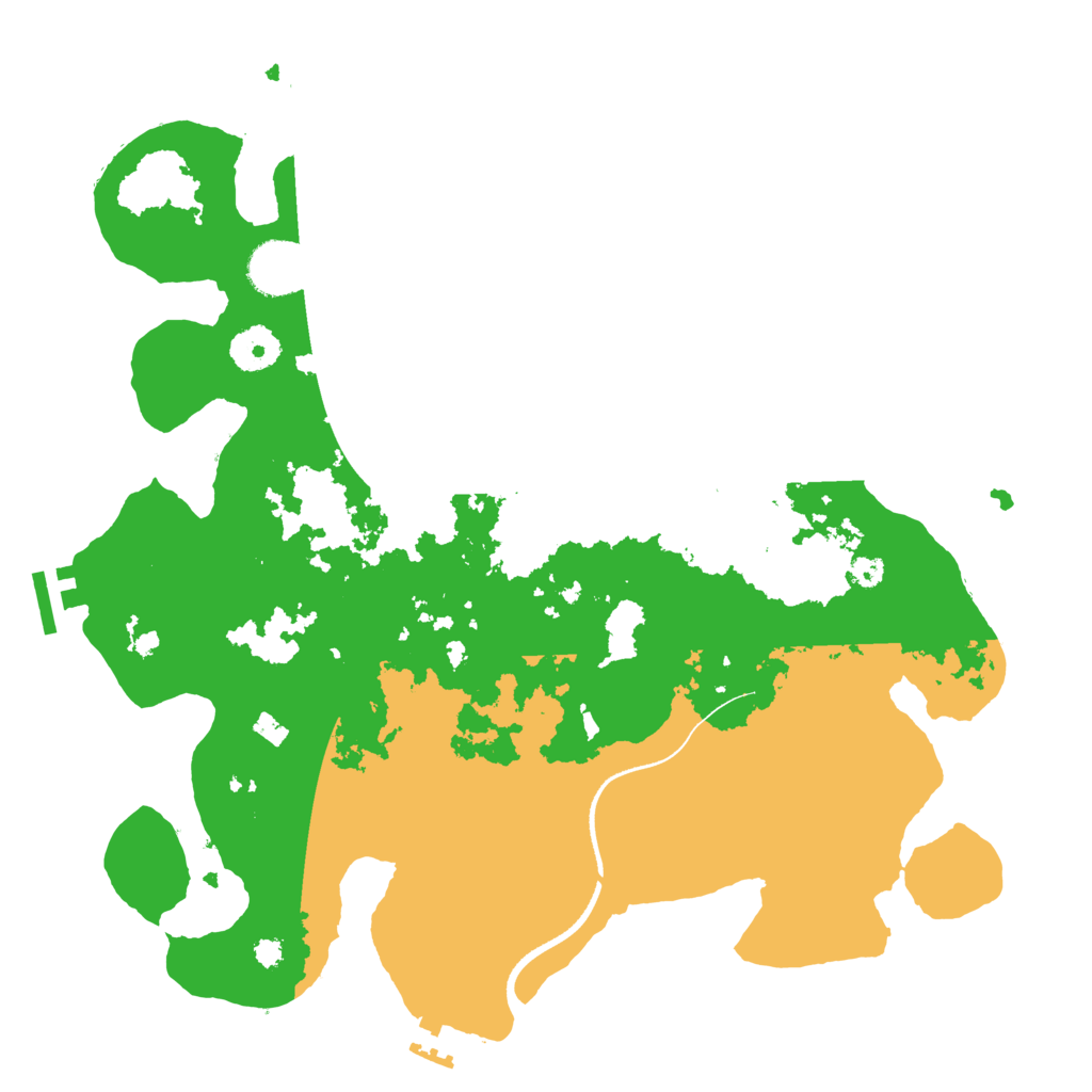 Biome Rust Map: Procedural Map, Size: 3500, Seed: 1206502631