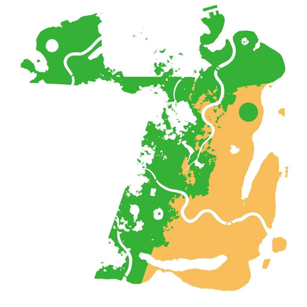 Biome Rust Map: Procedural Map, Size: 4250, Seed: 747474
