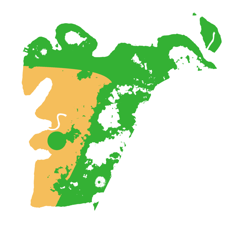 Biome Rust Map: Procedural Map, Size: 3500, Seed: 142753347