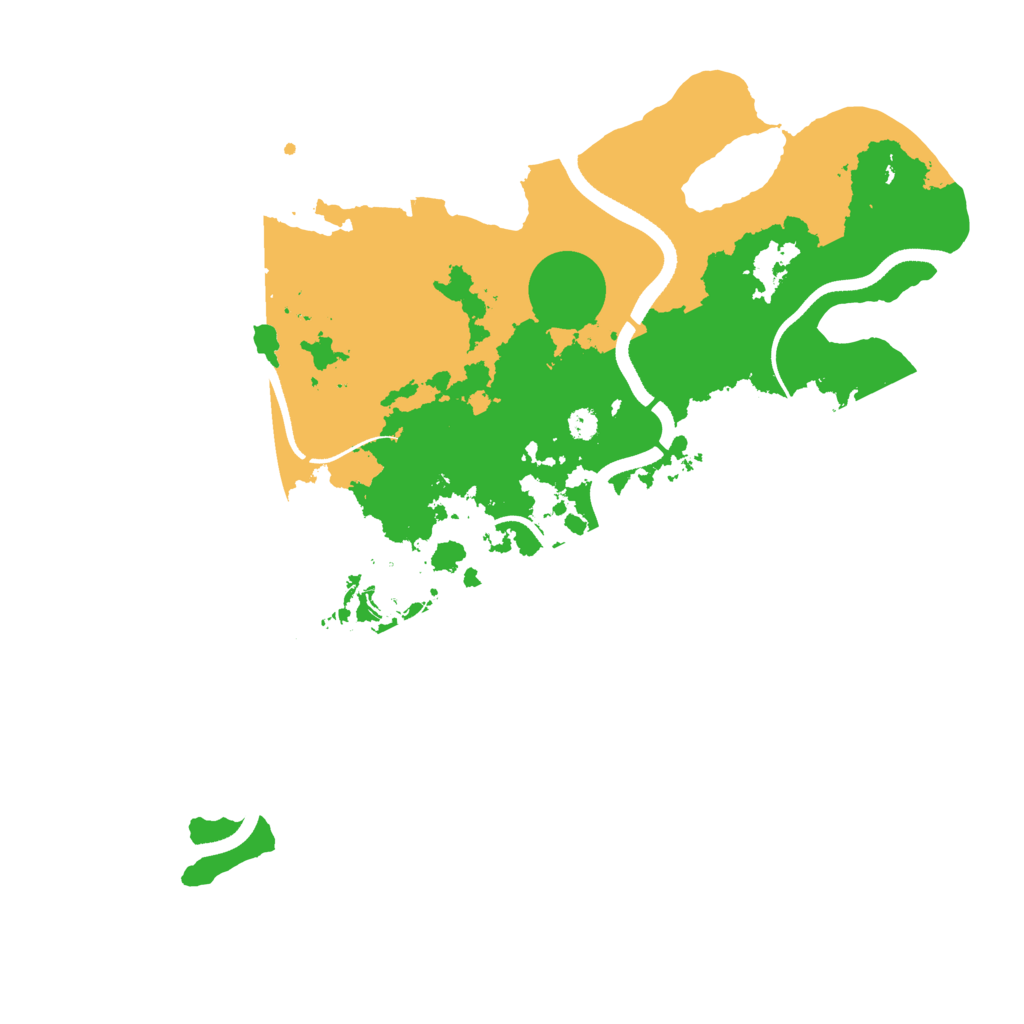 Biome Rust Map: Procedural Map, Size: 3500, Seed: 1242316397
