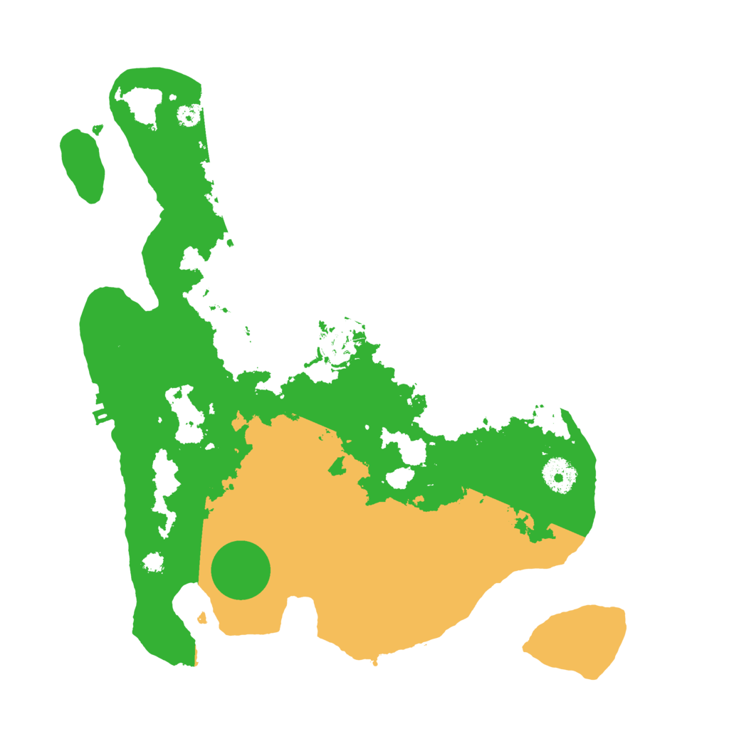 Biome Rust Map: Procedural Map, Size: 3250, Seed: 548412278