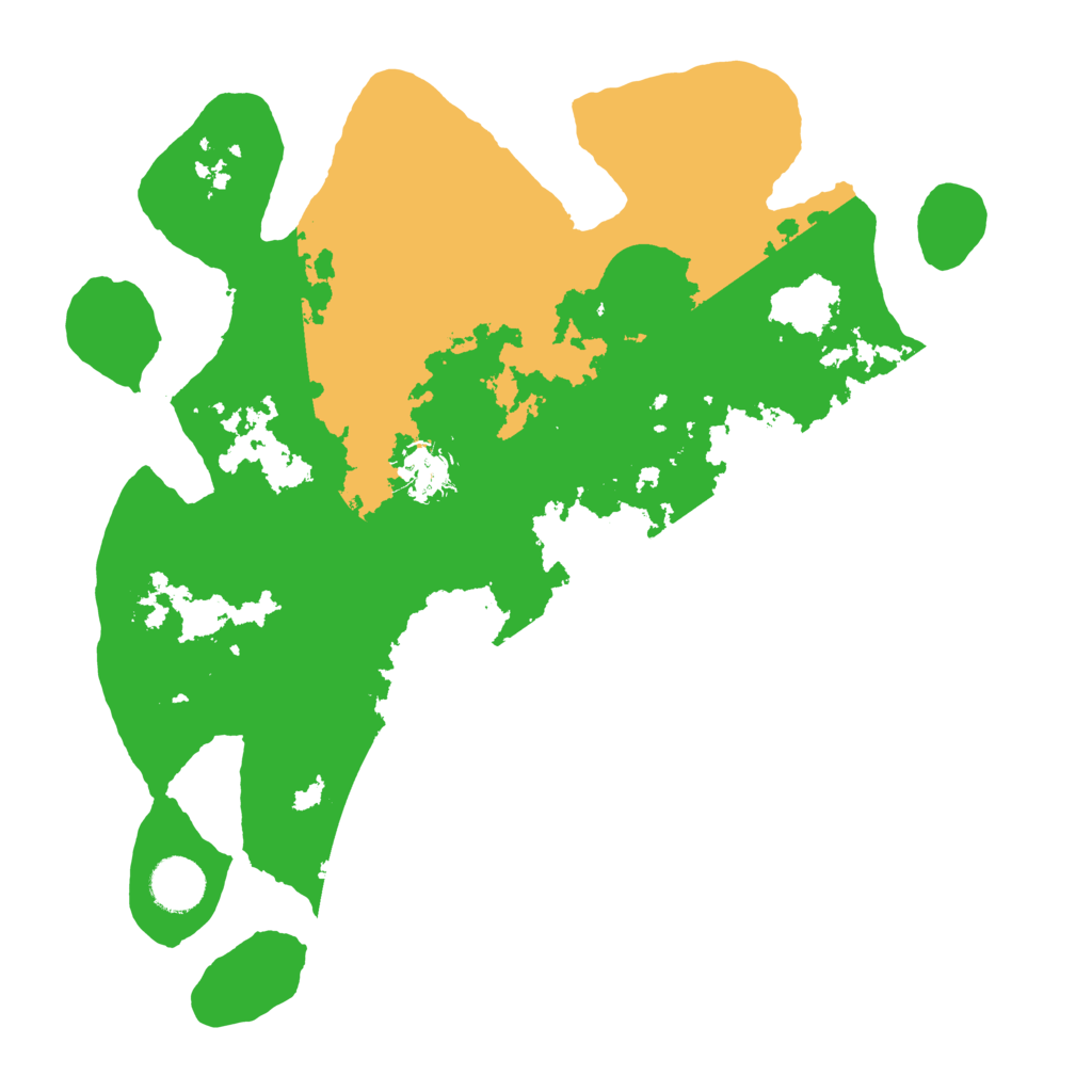 Biome Rust Map: Barren, Size: 3500, Seed: 1814832655