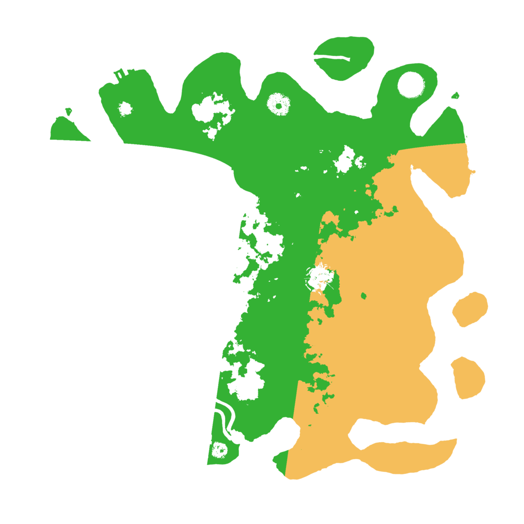 Biome Rust Map: Procedural Map, Size: 3500, Seed: 1304526688