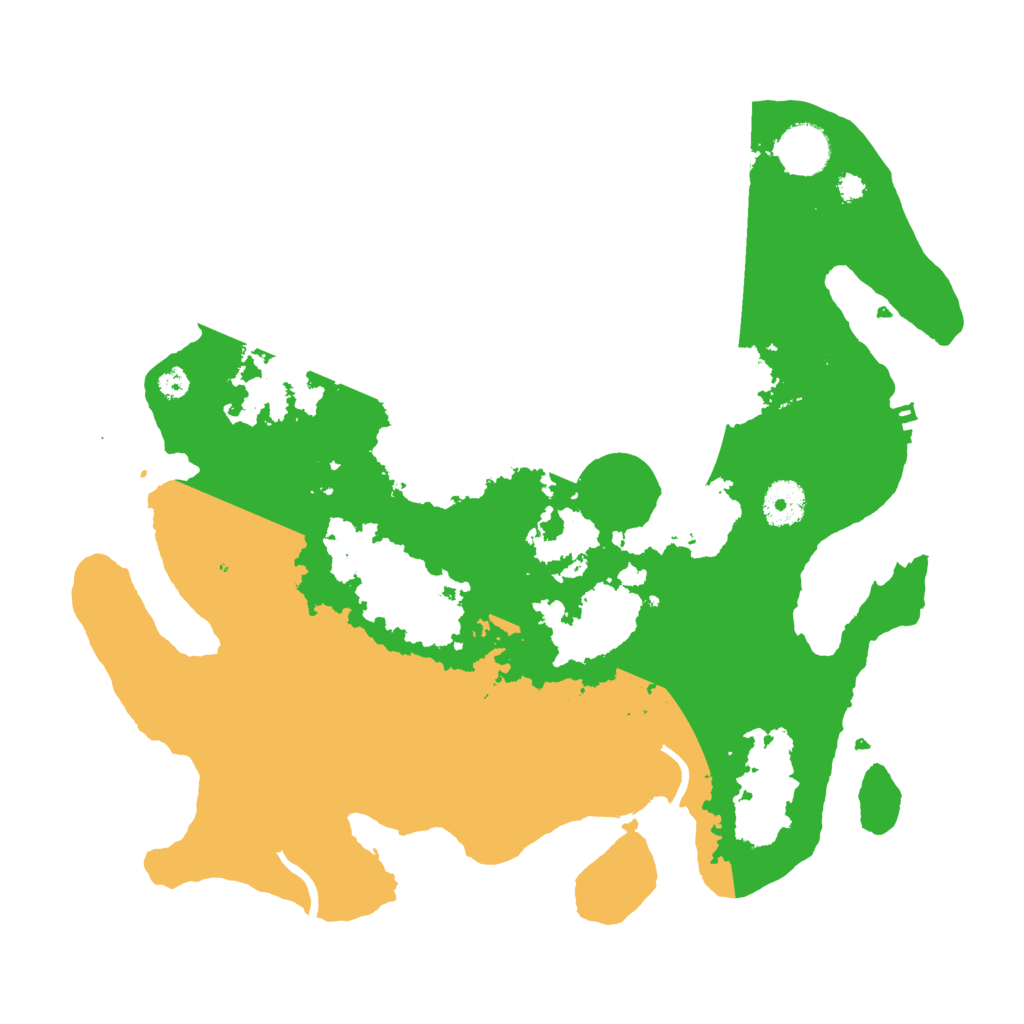 Biome Rust Map: Procedural Map, Size: 3500, Seed: 1104205658