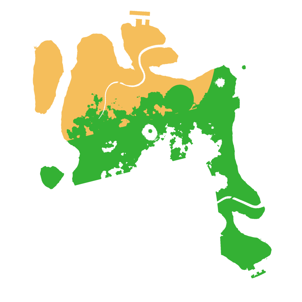 Biome Rust Map: Procedural Map, Size: 3000, Seed: 1964722033