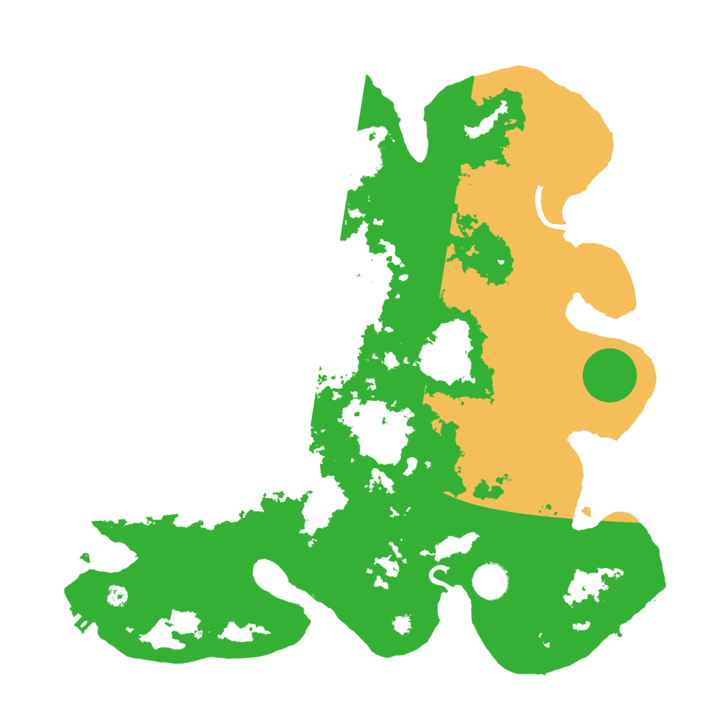 Biome Rust Map: Procedural Map, Size: 3500, Seed: 1361122739