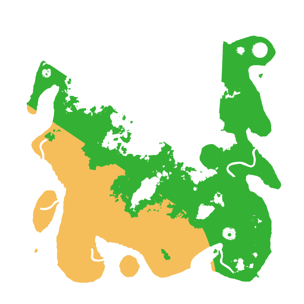 Biome Rust Map: Procedural Map, Size: 3500, Seed: 1091193913