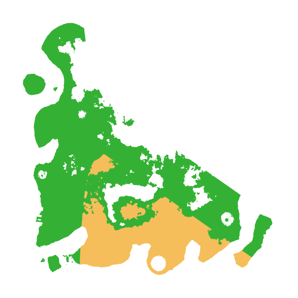 Biome Rust Map: Procedural Map, Size: 3500, Seed: 173754022