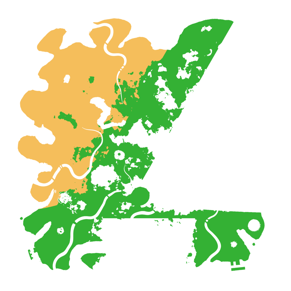 Biome Rust Map: Procedural Map, Size: 4250, Seed: 150866891