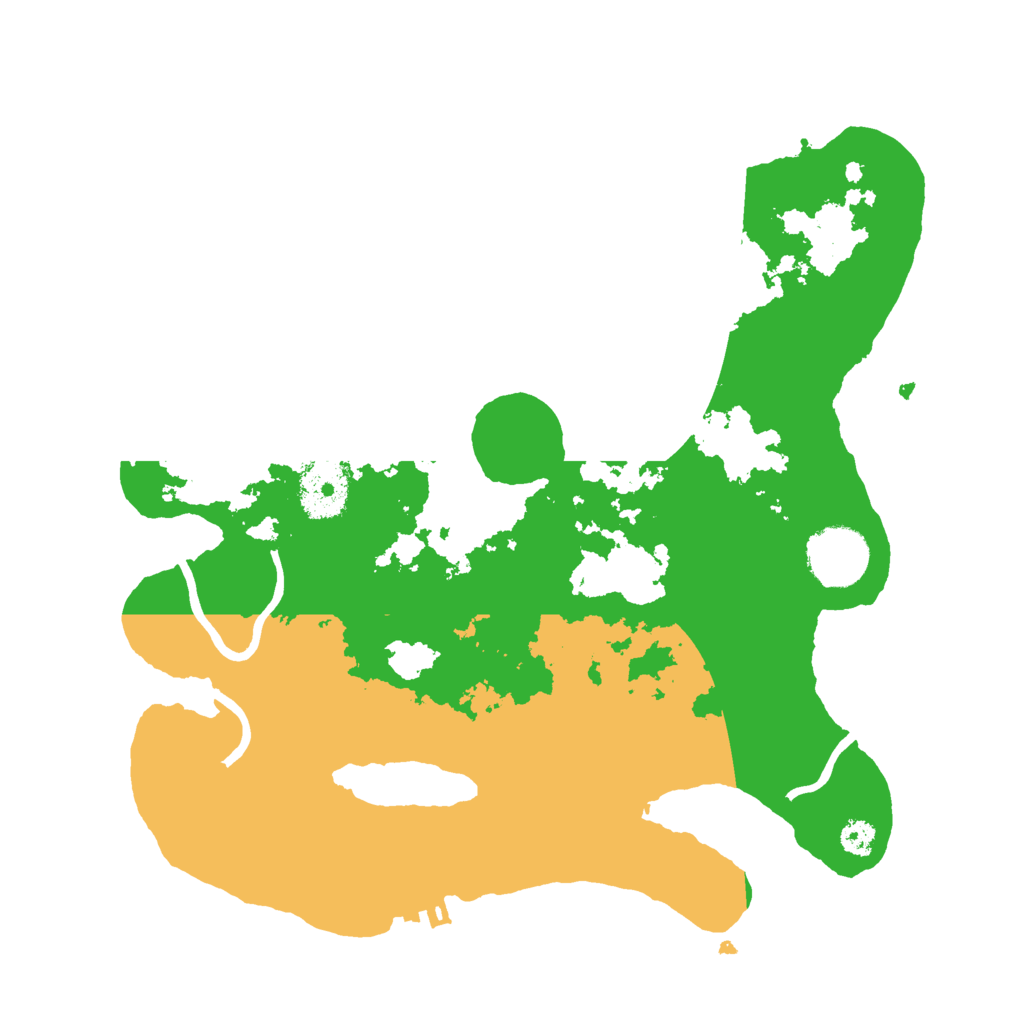 Biome Rust Map: Procedural Map, Size: 3000, Seed: 404013517