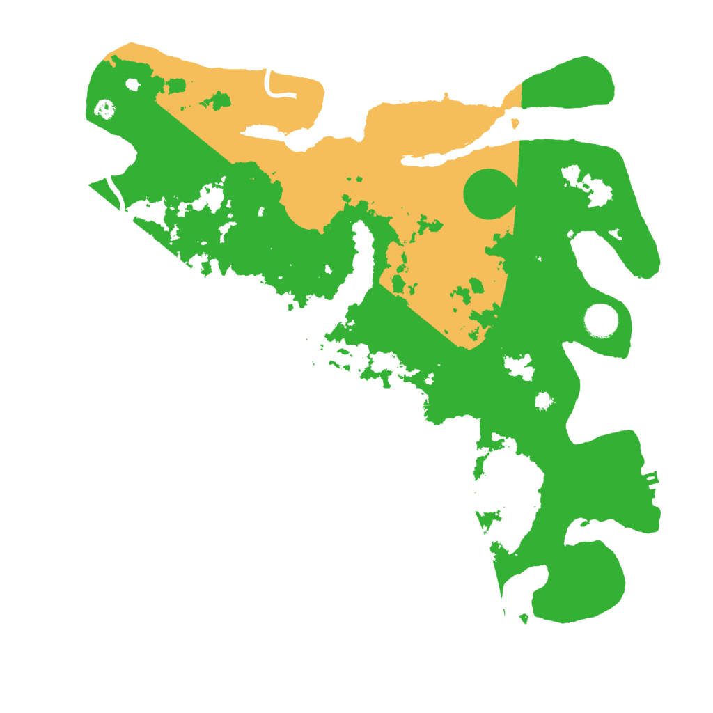 Biome Rust Map: Procedural Map, Size: 3700, Seed: 30923315