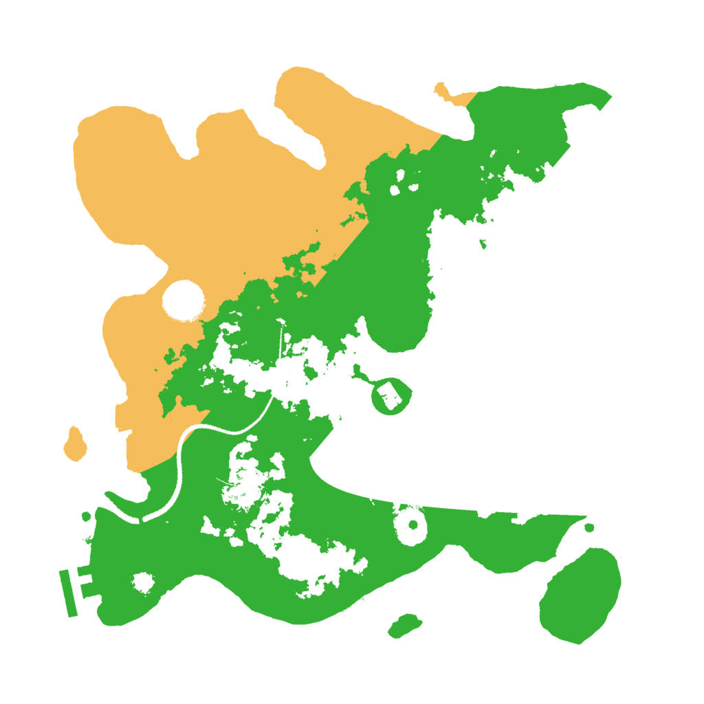 Biome Rust Map: Procedural Map, Size: 3000, Seed: 2126308661