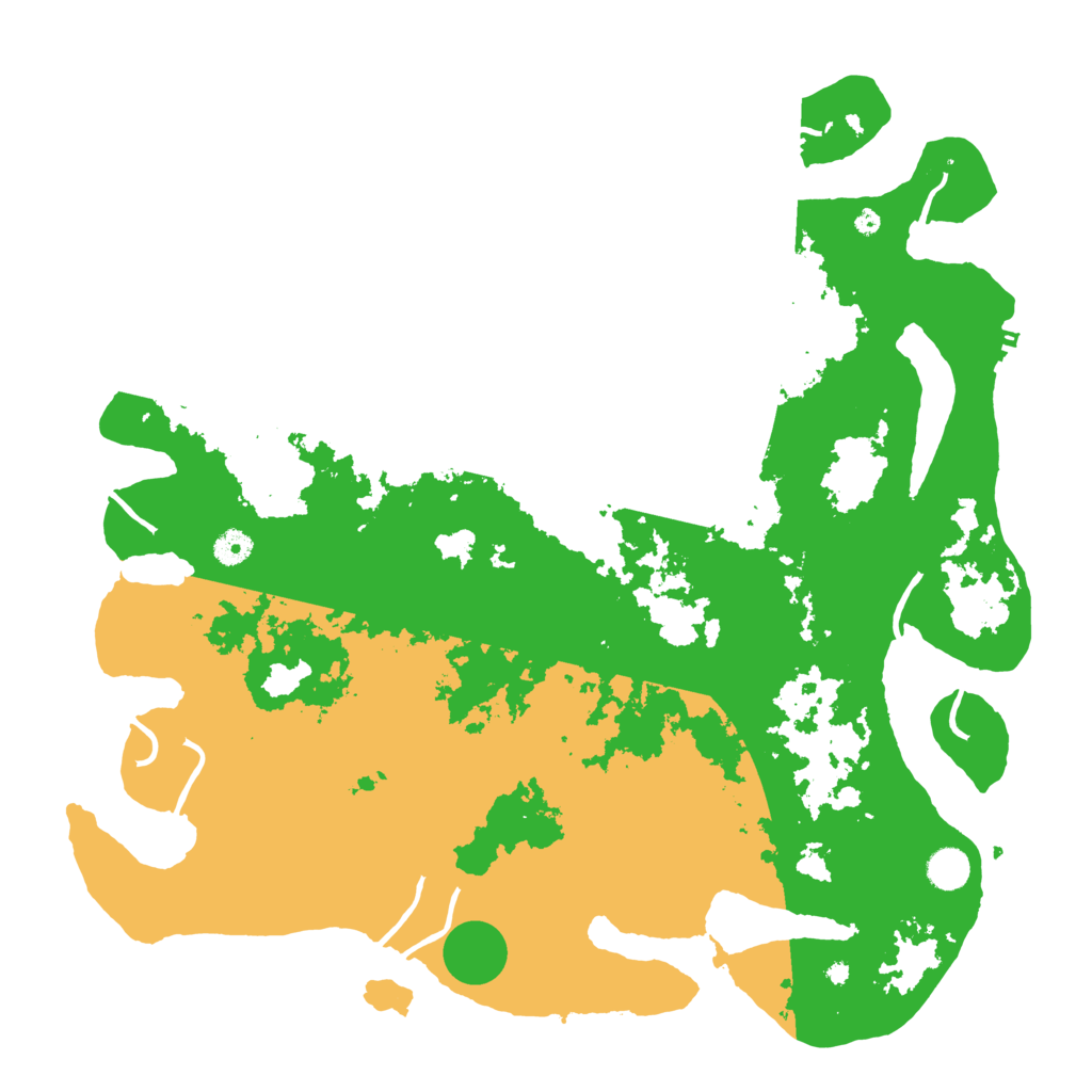 Biome Rust Map: Procedural Map, Size: 4500, Seed: 504