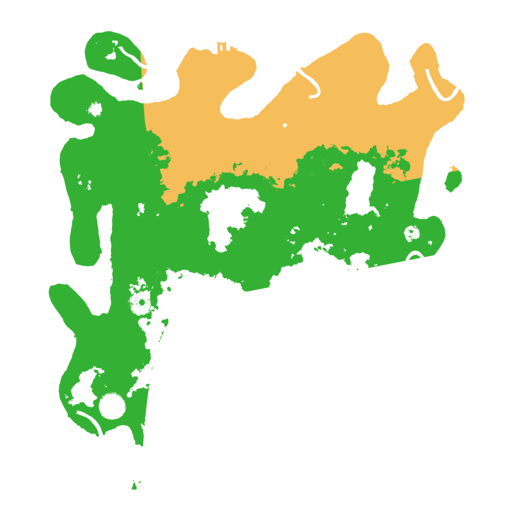 Biome Rust Map: Procedural Map, Size: 3500, Seed: 1546410127