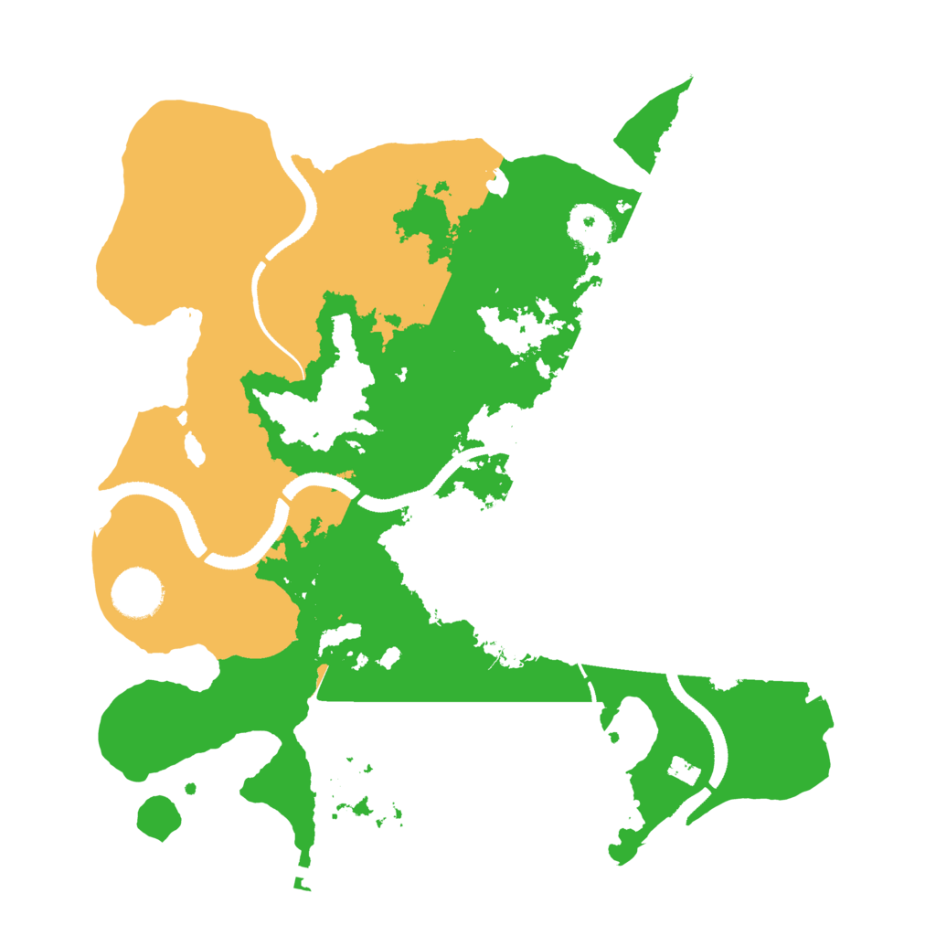 Biome Rust Map: Procedural Map, Size: 3250, Seed: 1152282714
