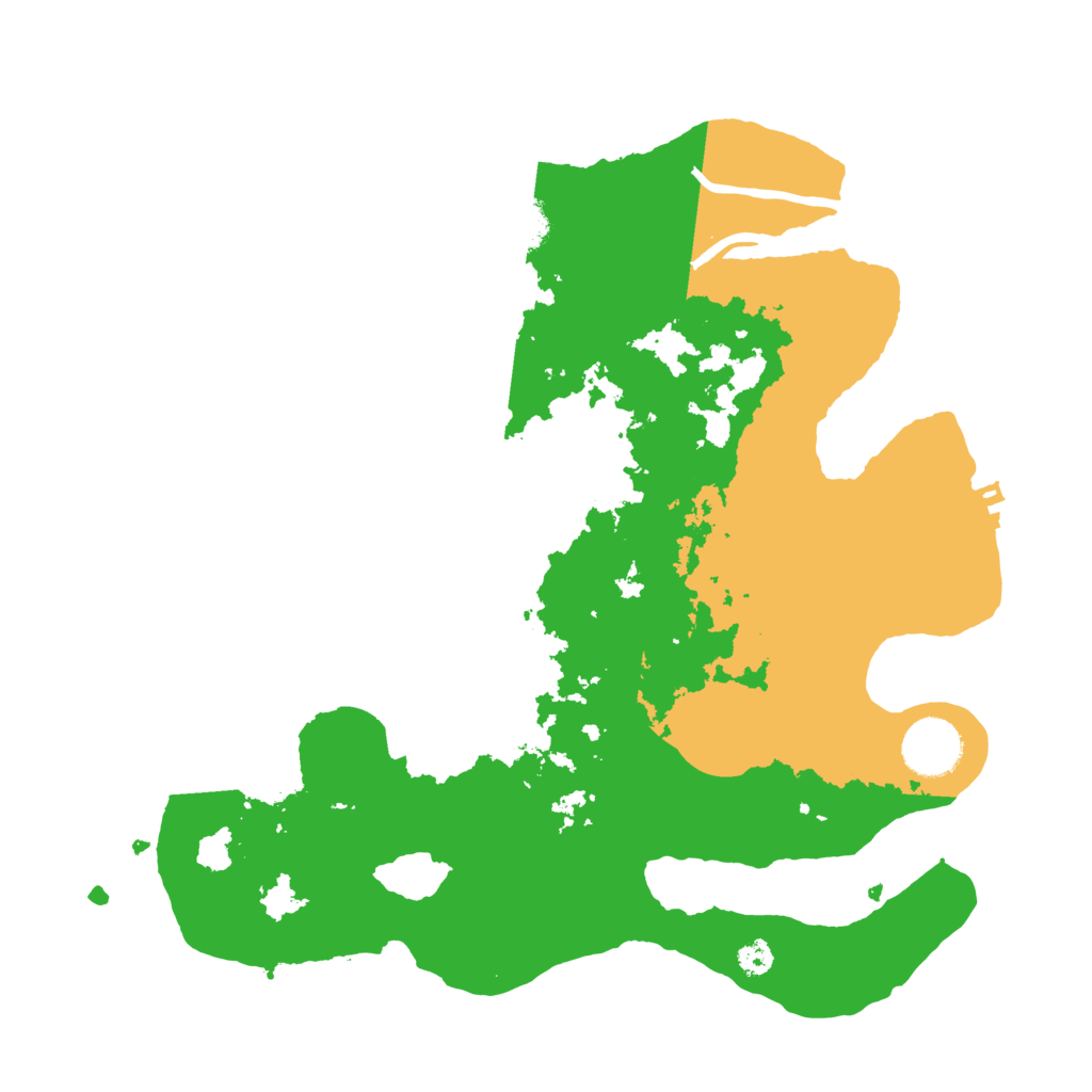 Biome Rust Map: Procedural Map, Size: 3250, Seed: 1027384074