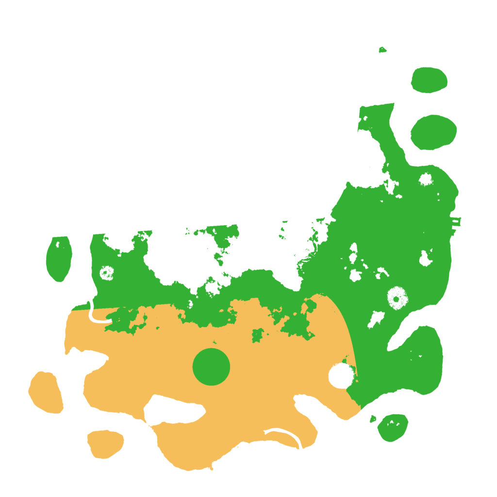 Biome Rust Map: Procedural Map, Size: 3500, Seed: 521354139