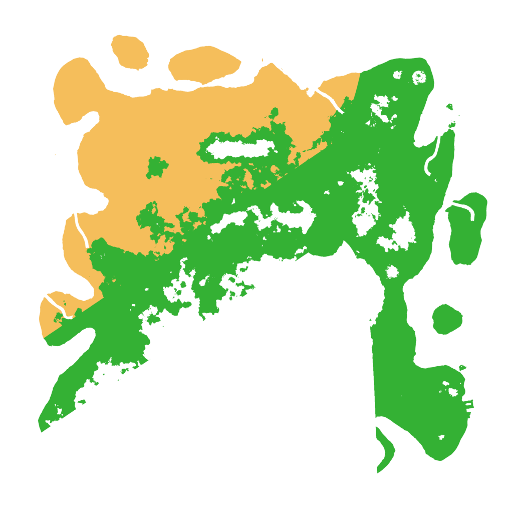 Biome Rust Map: Procedural Map, Size: 3800, Seed: 60751
