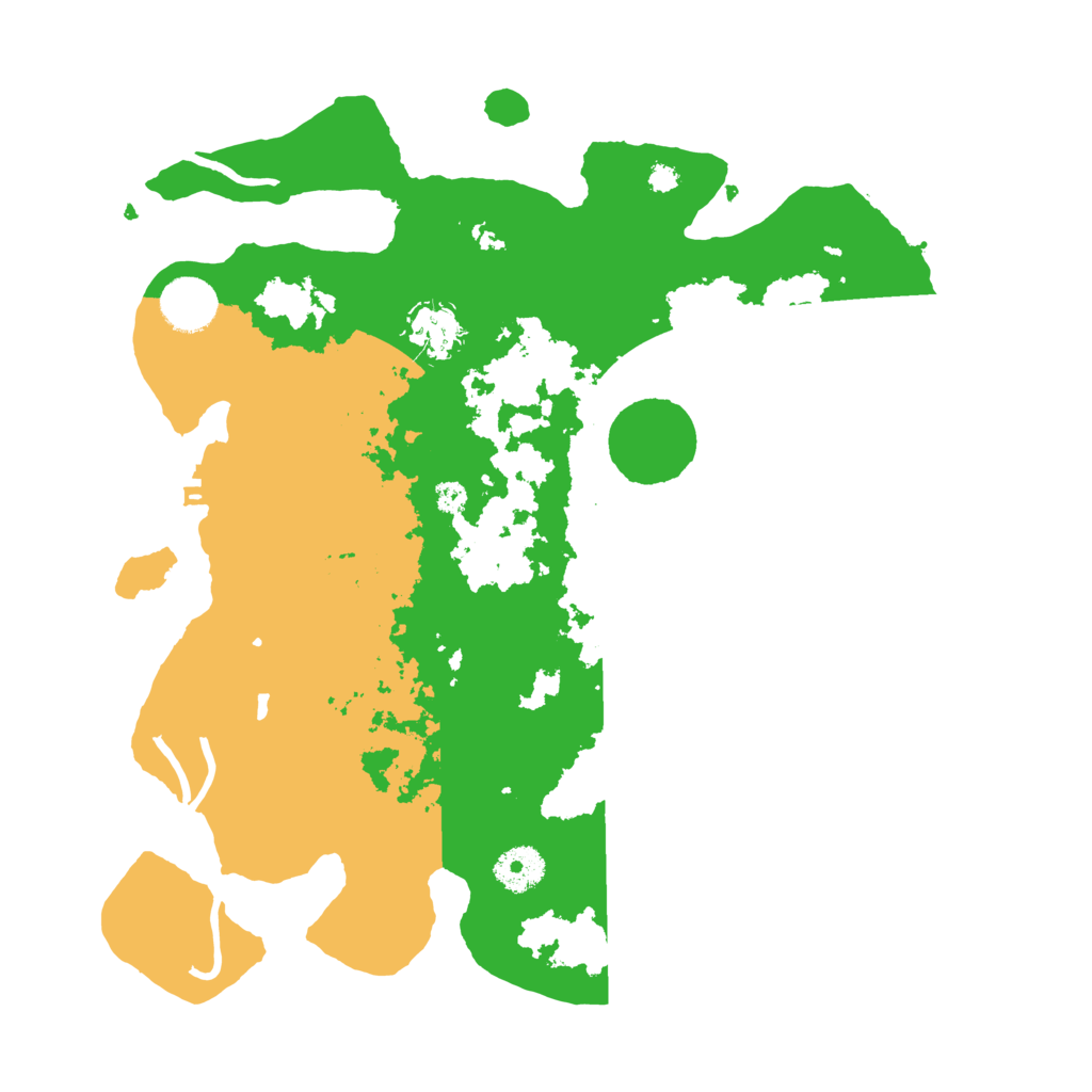 Biome Rust Map: Procedural Map, Size: 3500, Seed: 563448866