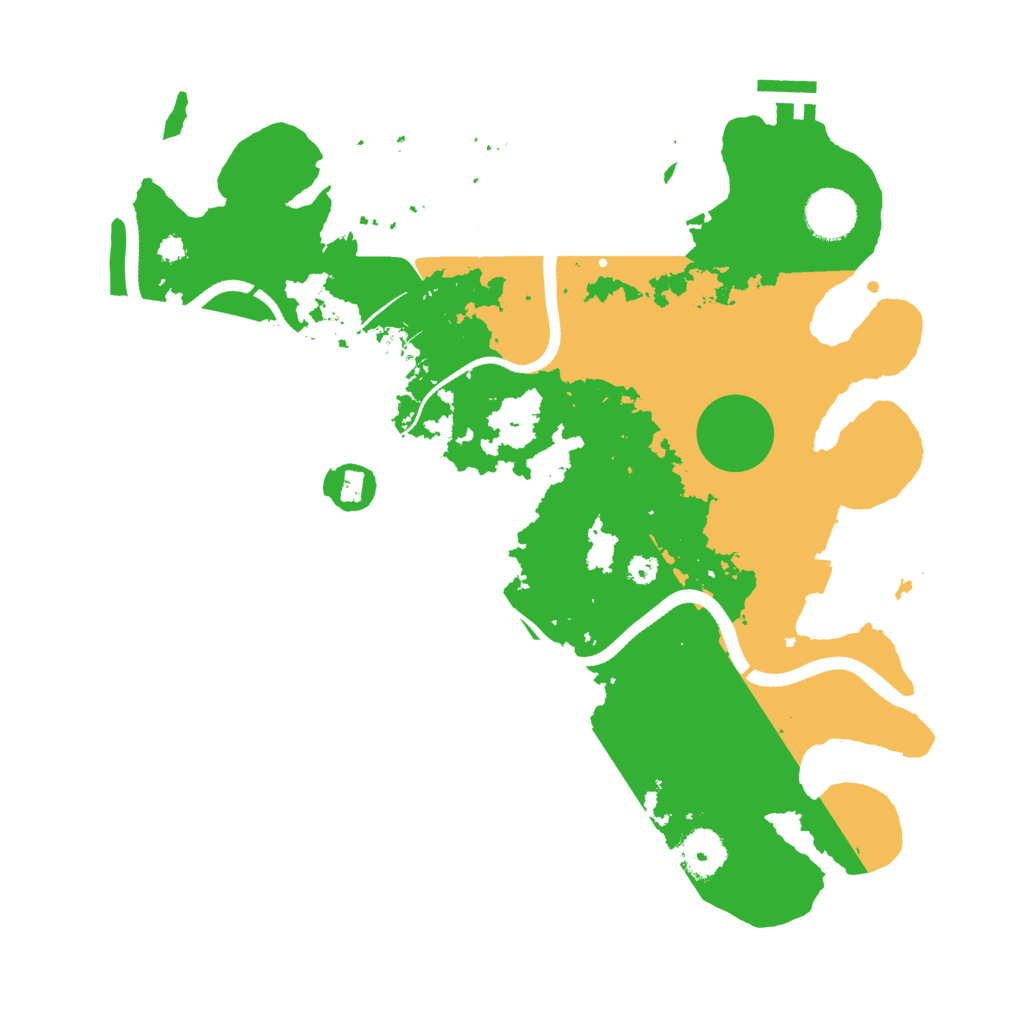 Biome Rust Map: Procedural Map, Size: 3500, Seed: 1925008264