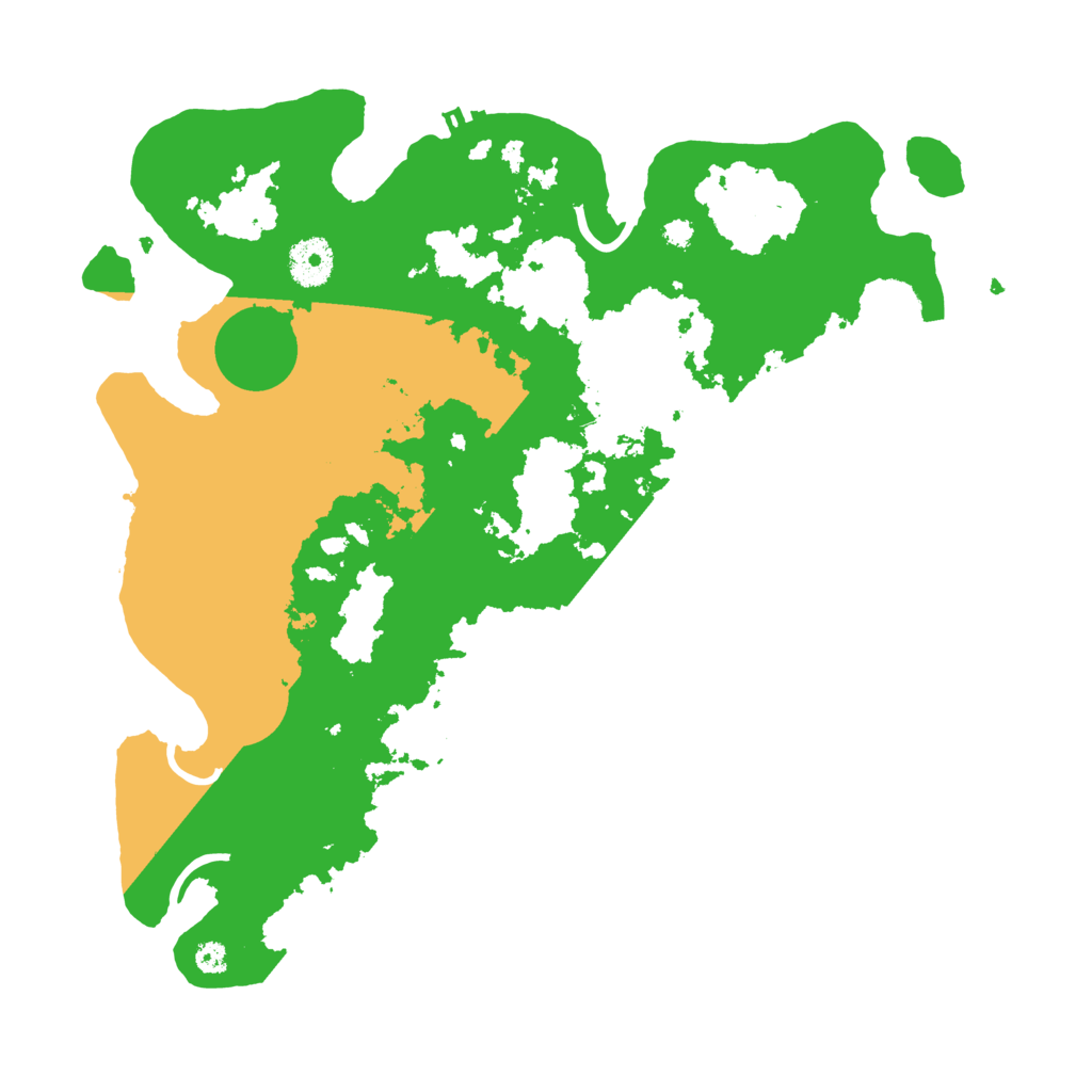Biome Rust Map: Procedural Map, Size: 3500, Seed: 414322341