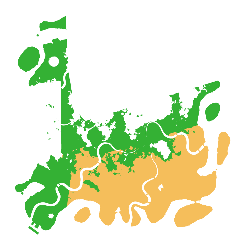 Biome Rust Map: Procedural Map, Size: 4250, Seed: 155704817