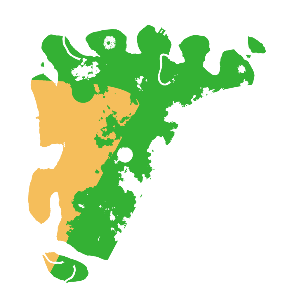 Biome Rust Map: Procedural Map, Size: 3500, Seed: 573246994