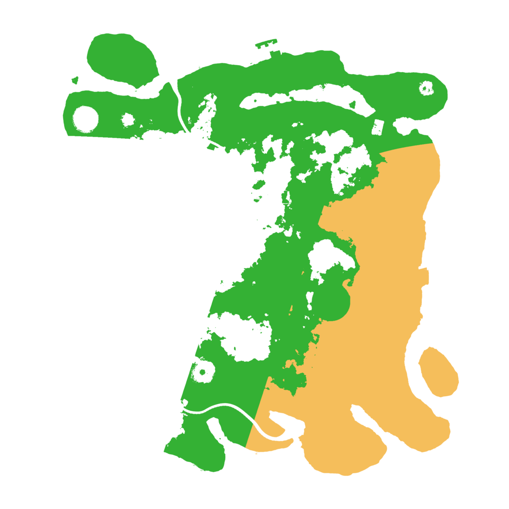 Biome Rust Map: Procedural Map, Size: 3500, Seed: 480652045
