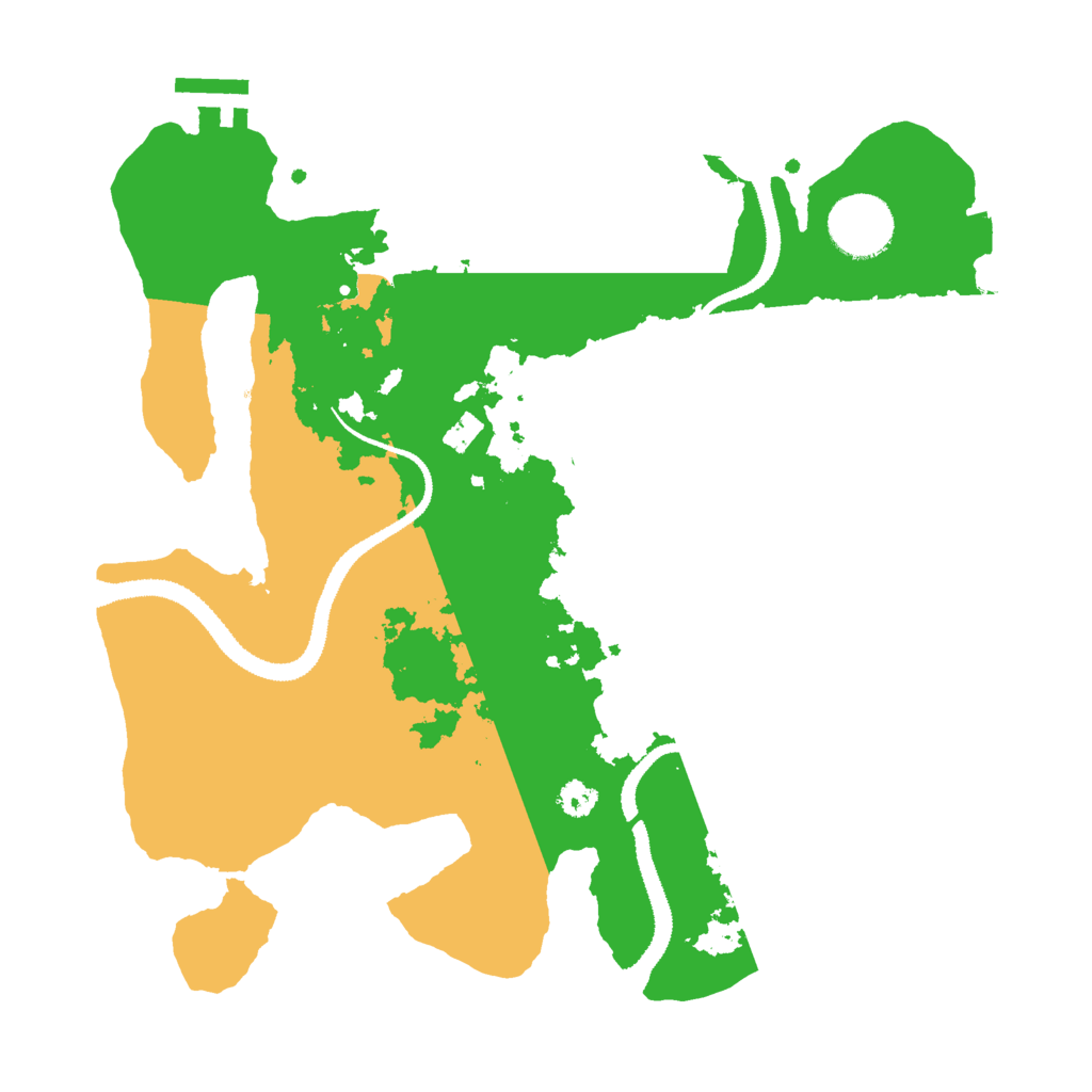 Biome Rust Map: Procedural Map, Size: 3000, Seed: 9631