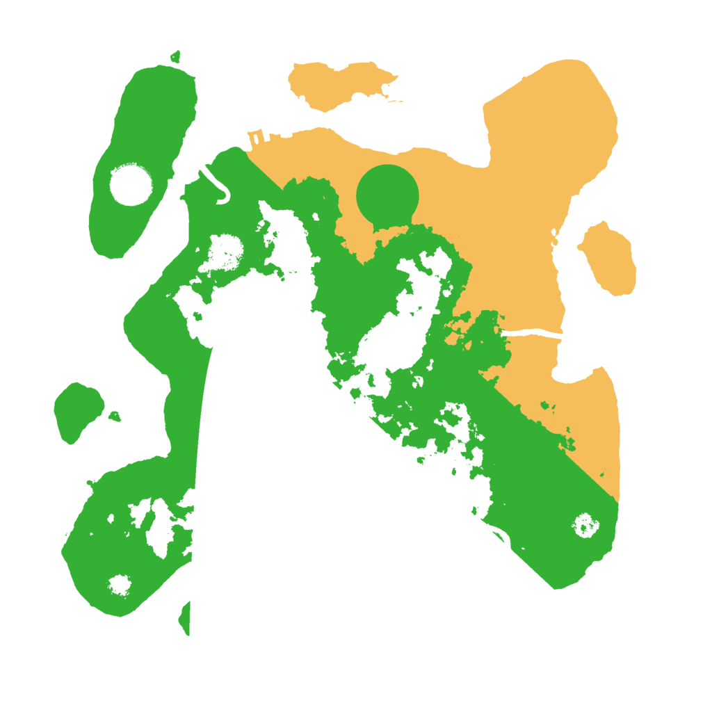 Biome Rust Map: Procedural Map, Size: 3000, Seed: 172117559