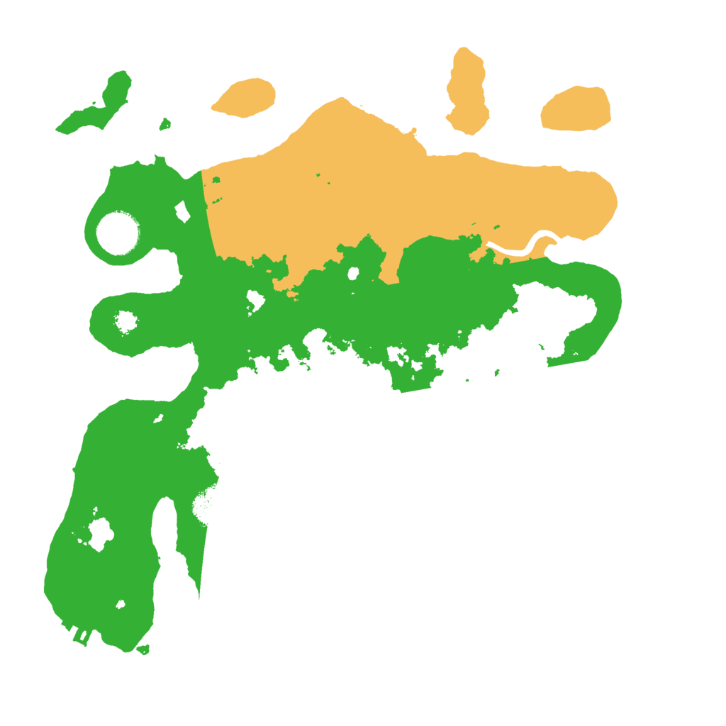 Biome Rust Map: Procedural Map, Size: 3000, Seed: 3142965