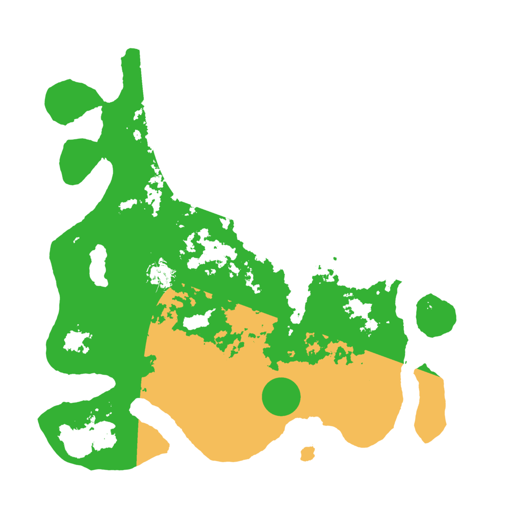 Biome Rust Map: Barren, Size: 3500, Seed: 875563928