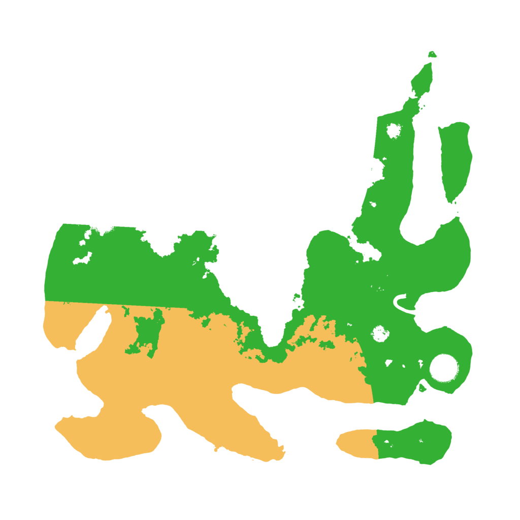 Biome Rust Map: Procedural Map, Size: 3250, Seed: 711553878