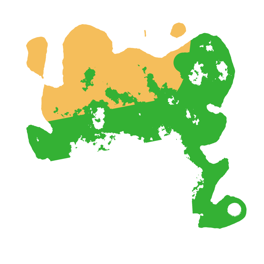 Biome Rust Map: Barren, Size: 3500, Seed: 293510058