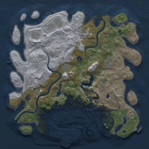 Thumbnail Rust Map: Procedural Map, Size: 4250, Seed: 319, 15 Monuments