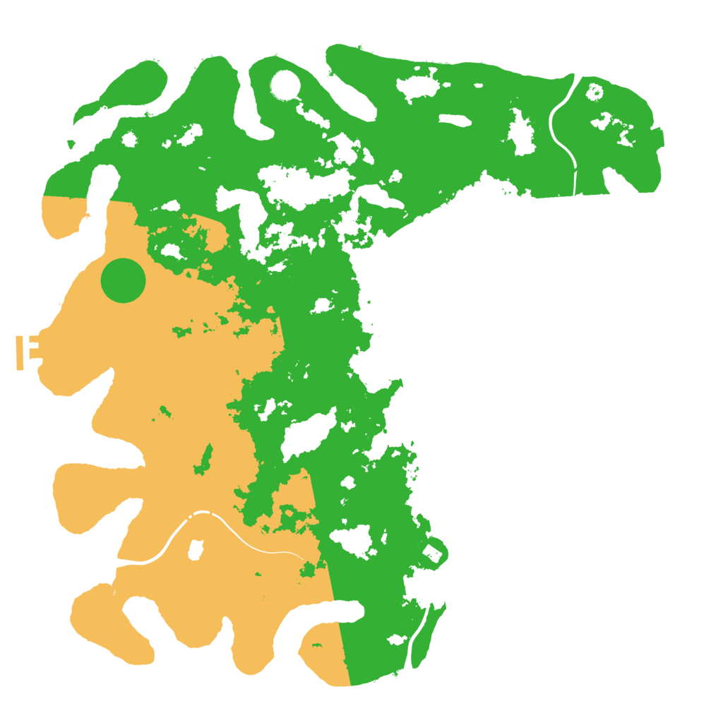 Biome Rust Map: Procedural Map, Size: 4250, Seed: 678327576