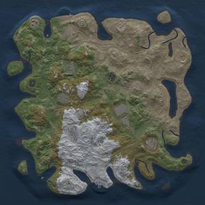 Thumbnail Rust Map: Procedural Map, Size: 4250, Seed: 92317803, 18 Monuments