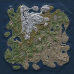 Thumbnail Rust Map: Procedural Map, Size: 4250, Seed: 507528009, 16 Monuments