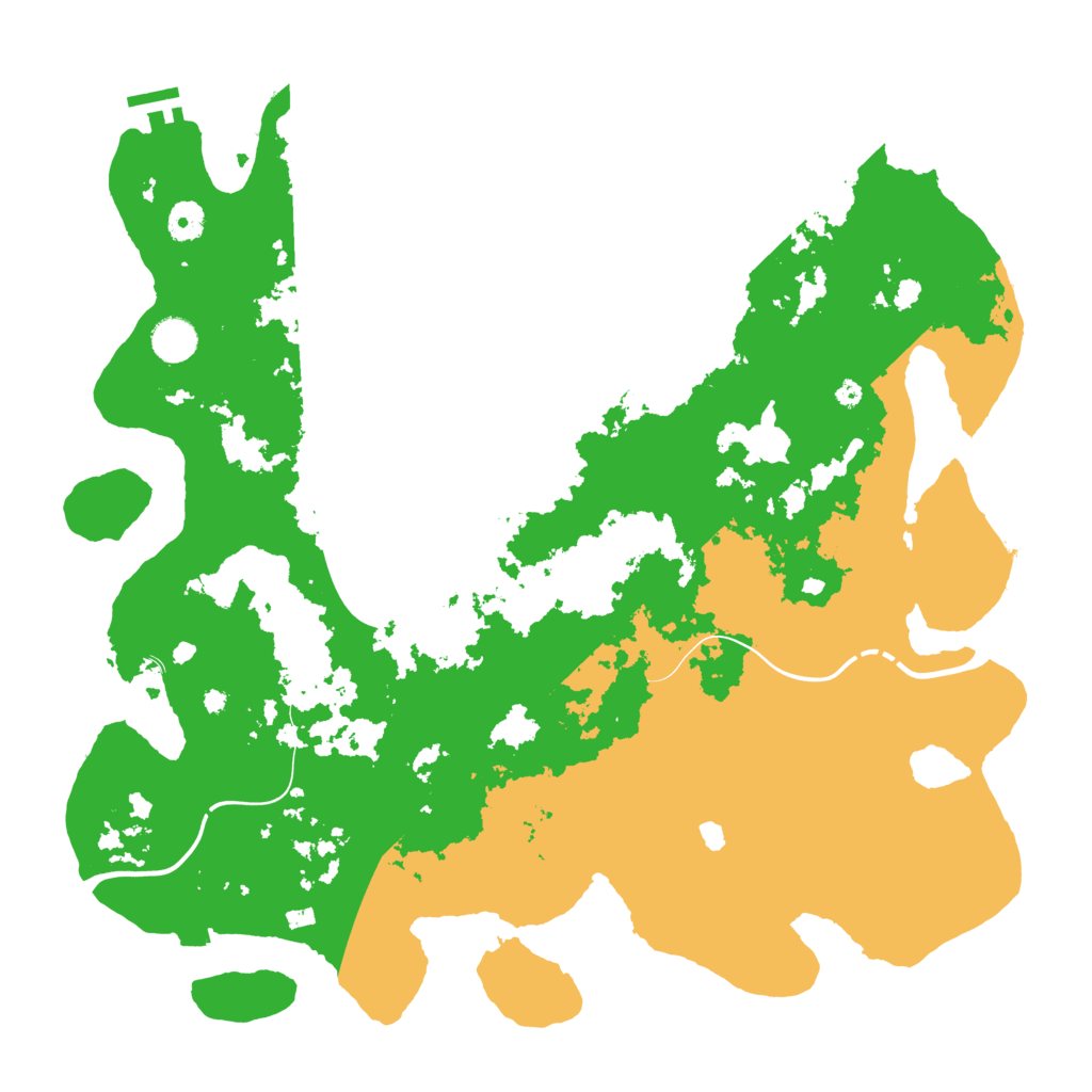 Biome Rust Map: Procedural Map, Size: 4250, Seed: 507528009