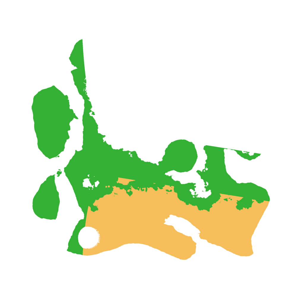 Biome Rust Map: Barren, Size: 2500, Seed: 1343954948