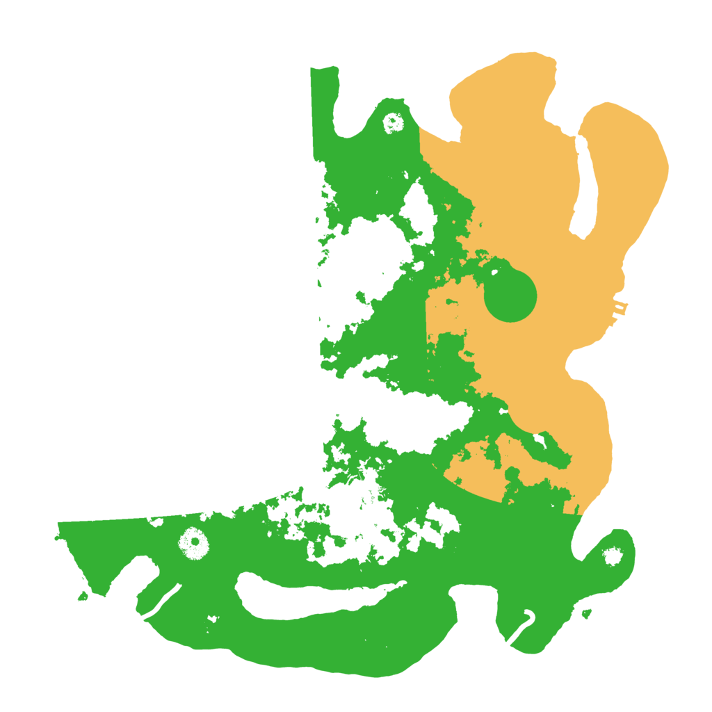 Biome Rust Map: Procedural Map, Size: 3550, Seed: 367460