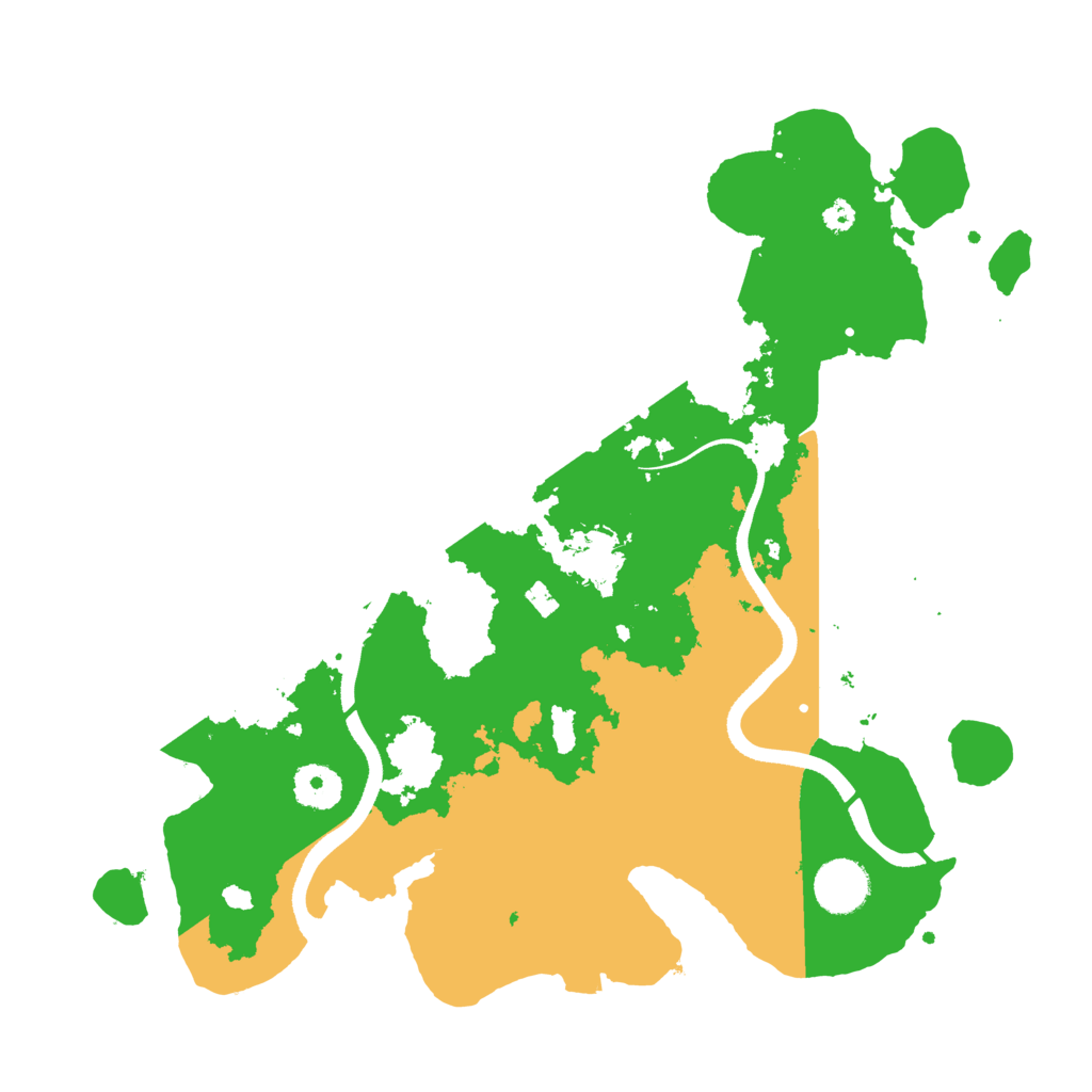 Biome Rust Map: Procedural Map, Size: 3500, Seed: 402002321