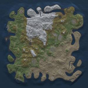 Thumbnail Rust Map: Procedural Map, Size: 4250, Seed: 35918859, 17 Monuments