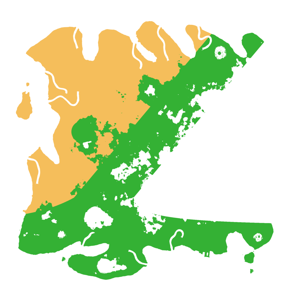 Biome Rust Map: Procedural Map, Size: 3700, Seed: 878238400