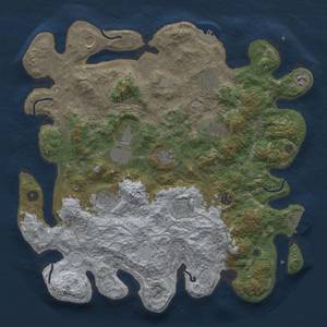 Thumbnail Rust Map: Procedural Map, Size: 4250, Seed: 998033, 18 Monuments