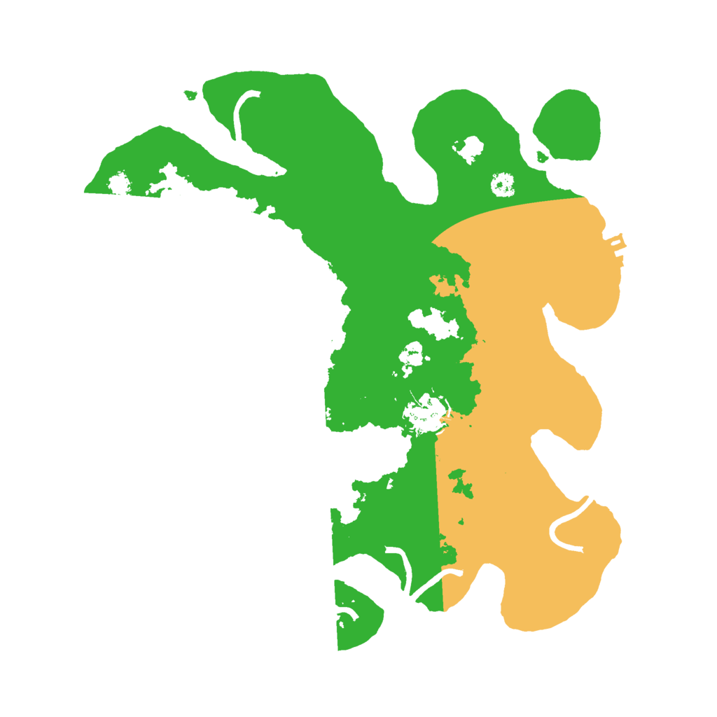 Biome Rust Map: Procedural Map, Size: 3000, Seed: 1294921519